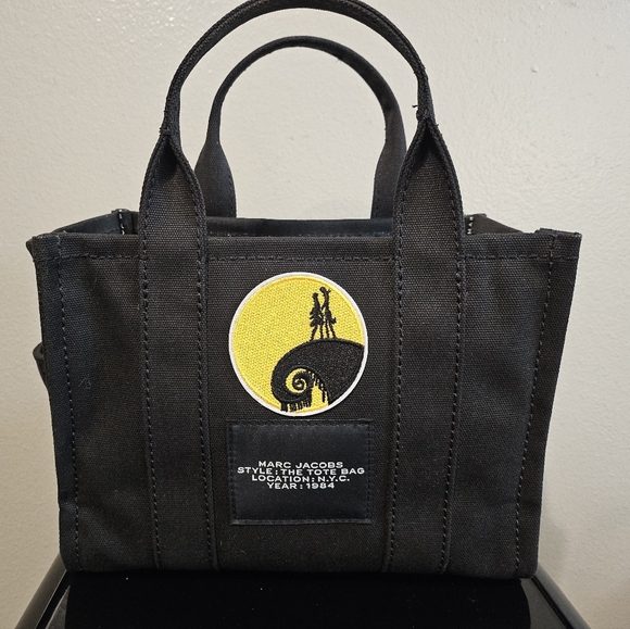 SOLD-Customized Marc Jacobs The Tote Bag & Dust Bag with Graphic Accents -Small - Picture 4 of 8